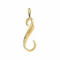 14K Yellow Freeform Pendant